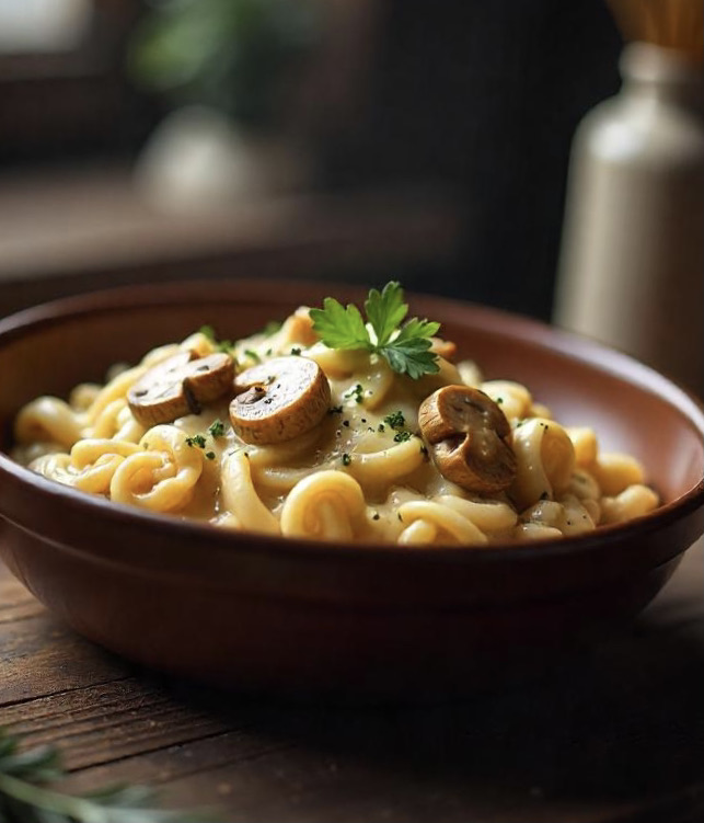 Creamy Mushroom Stroganoff